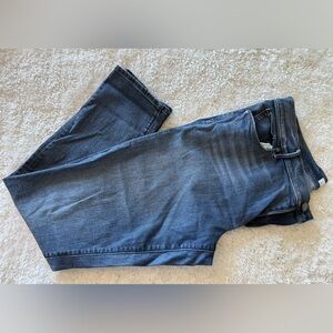 LOFT Women's Dark Blue Relaxed Straight Jeans